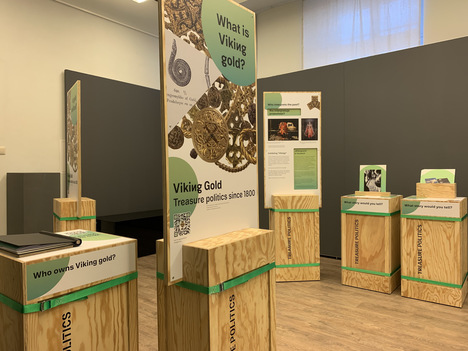 Blick in die Ausstellung „Wikingergold“. Foto: privat
