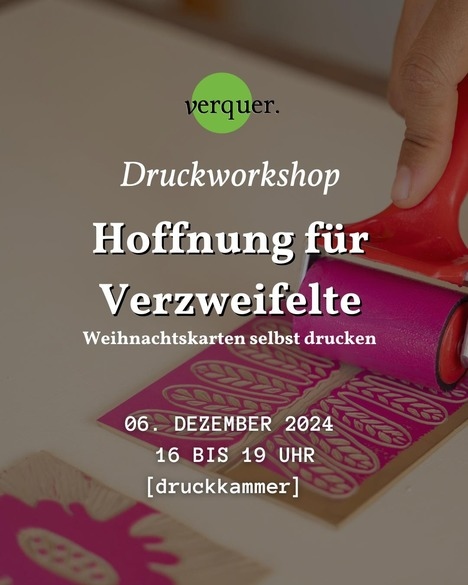 Denken & Drucken: Hoffnung für Verzweifelte - Weihnachtskarten selbst drucken