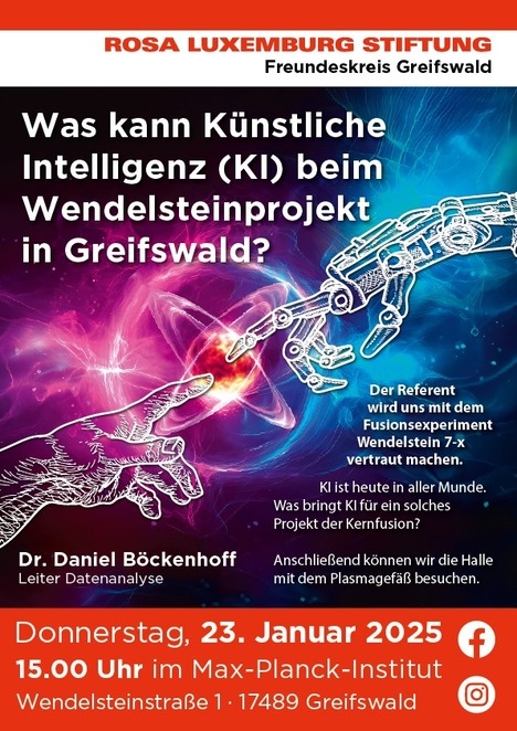 Was kann Künstliche Intelligenz (KI) beim Wendelsteinprojekt in Greifswald?