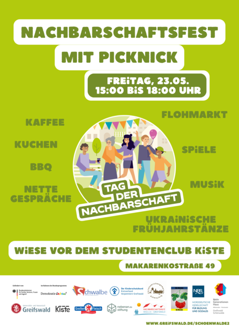 Nachbarschaftsfest mit Picknick