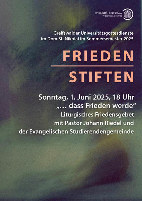 ..., dass Frieden werde